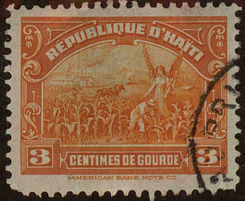 Front view of Haiti 310 collectors stamp