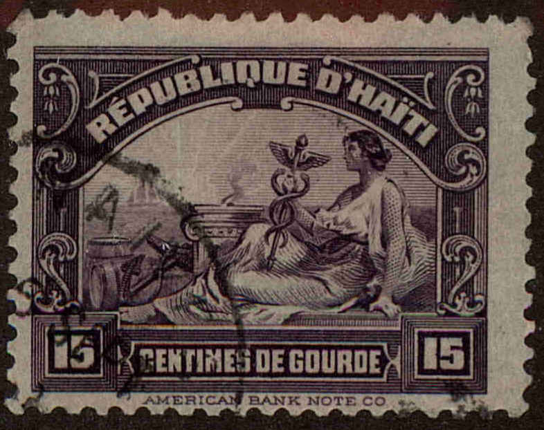 Front view of Haiti 313 collectors stamp