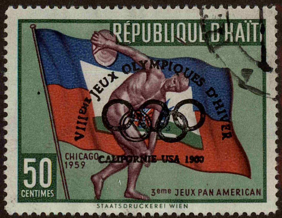 Front view of Haiti 451 collectors stamp