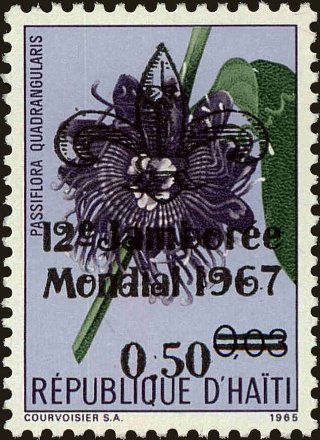 Front view of Haiti 566 collectors stamp