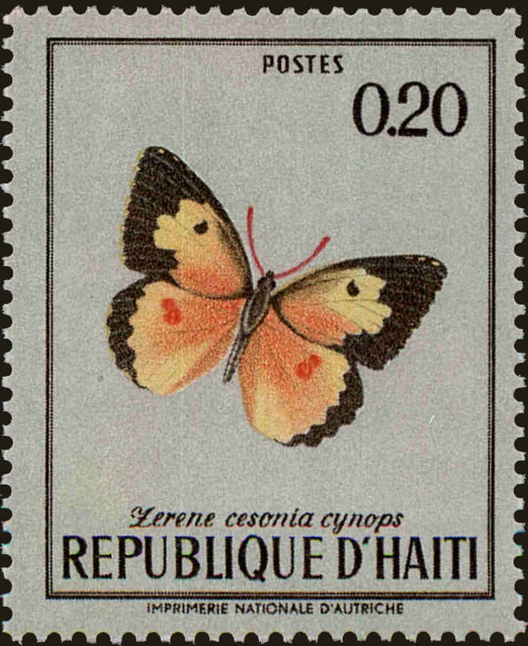 Front view of Haiti 626 collectors stamp