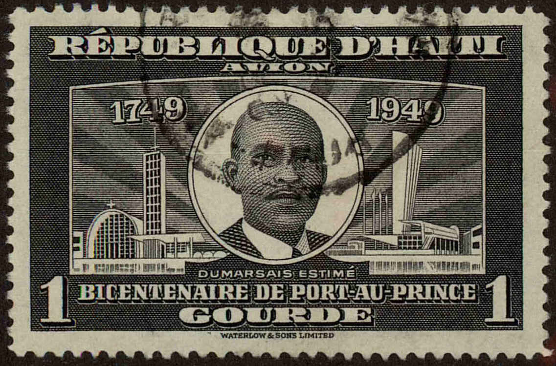 Front view of Haiti C48 collectors stamp