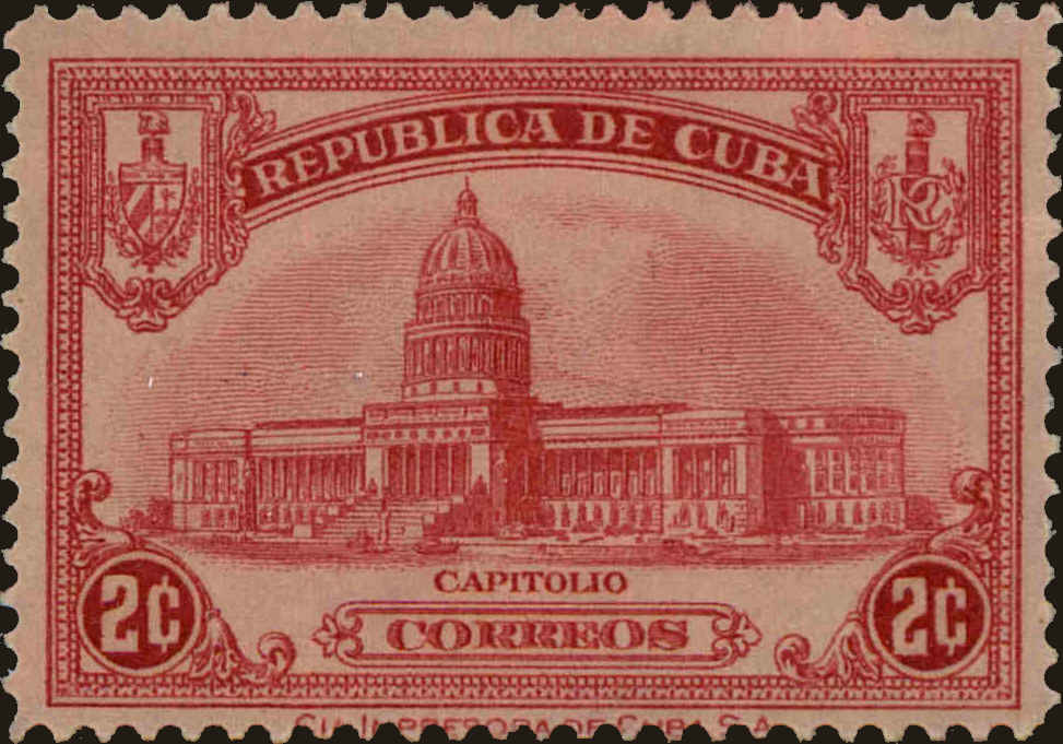 Front view of Cuba (Republic) 295 collectors stamp
