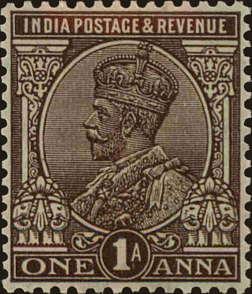 Front view of India 83 collectors stamp