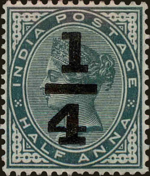 Front view of India 53 collectors stamp