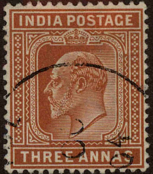 Front view of India 65 collectors stamp