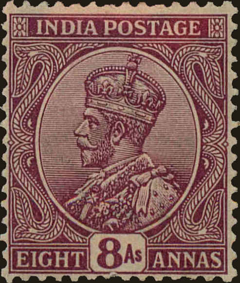 Front view of India 91 collectors stamp