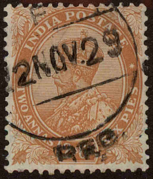 Front view of India 100 collectors stamp