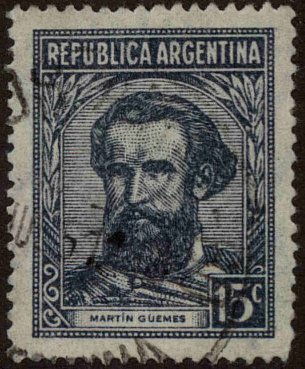 Front view of Argentina 434 collectors stamp