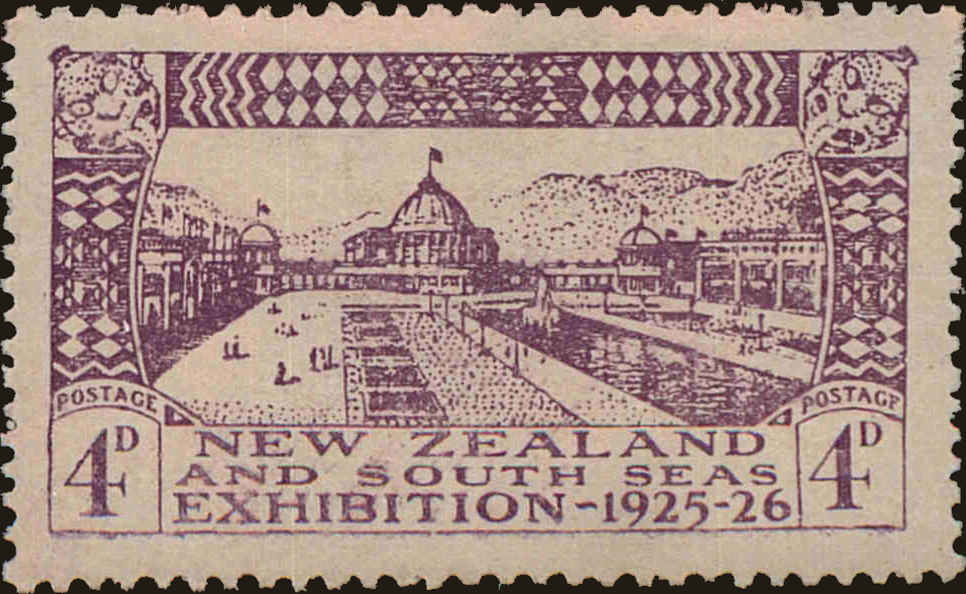 Front view of New Zealand 181 collectors stamp