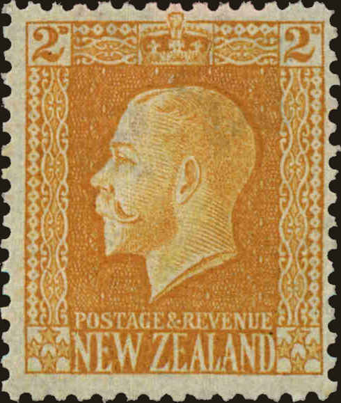 Front view of New Zealand 147 collectors stamp