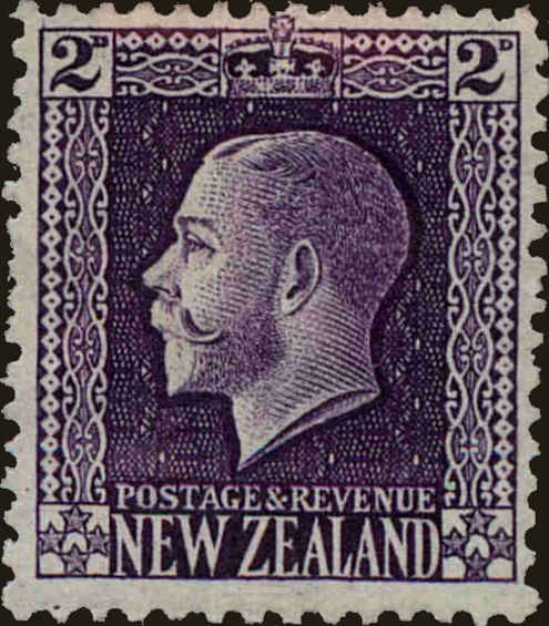 Front view of New Zealand 146a collectors stamp