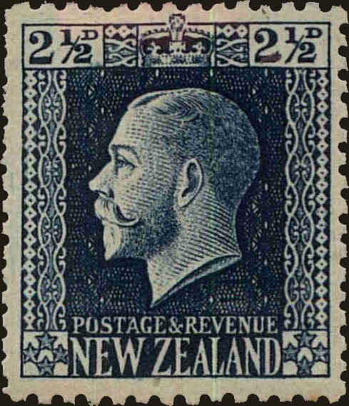 Front view of New Zealand 148a collectors stamp