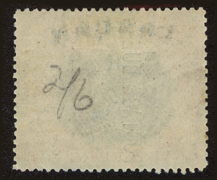 Back view of Labuan JScott #9a stamp