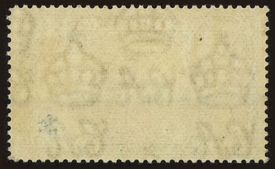 Back view of Gibraltar Scott #111a stamp