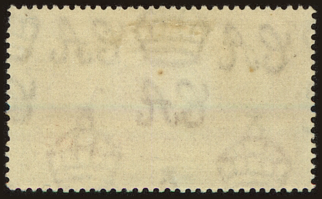 Back view of Gibraltar Scott #113a stamp