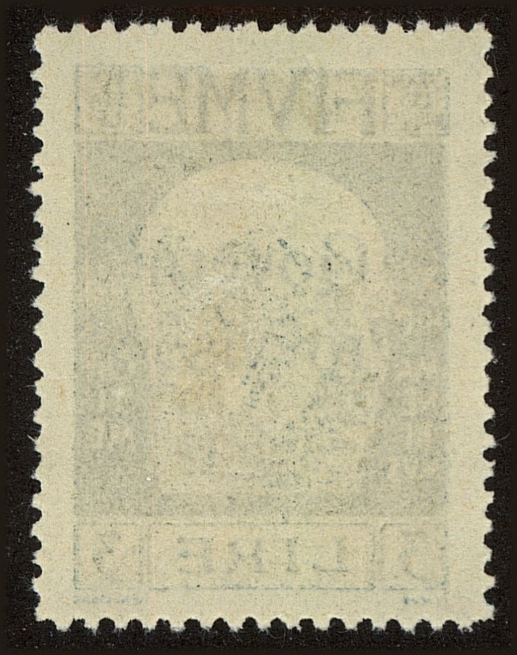 Back view of Fiume Scott #145 stamp