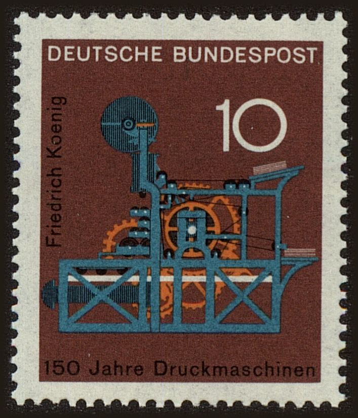 Front view of Germany 978 collectors stamp