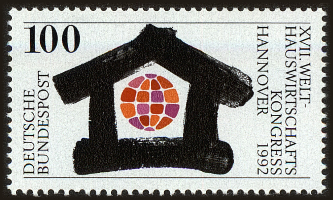 Front view of Germany 1755 collectors stamp