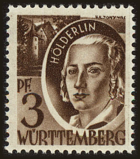 Front view of Germany 8N2 collectors stamp