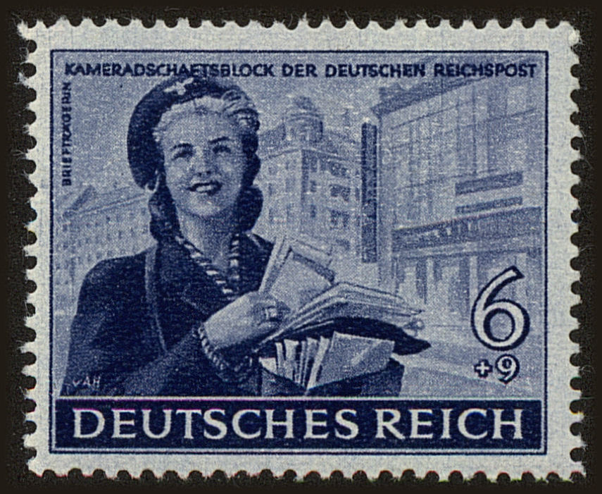 Front view of Germany B272 collectors stamp