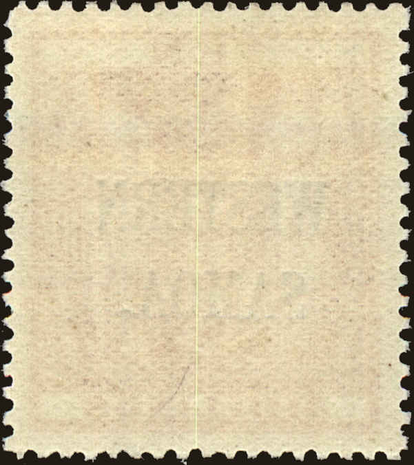 Back view of Samoa (Western) Scott #177 stamp