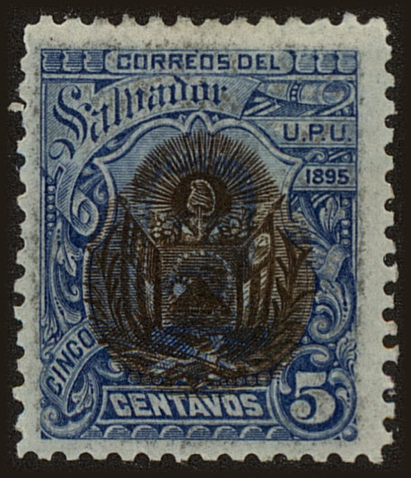 Front view of Salvador, El 108 collectors stamp