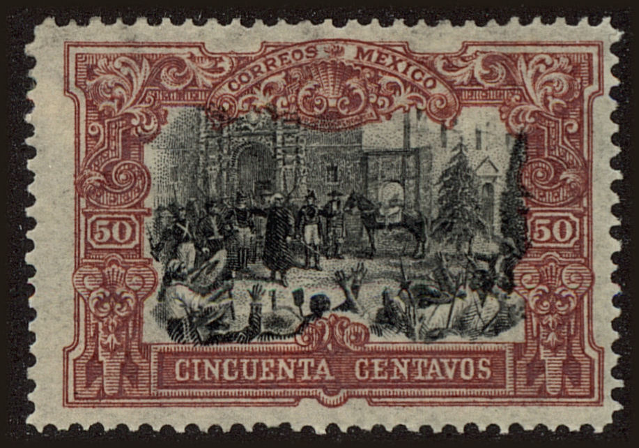 Front view of Mexico 318 collectors stamp