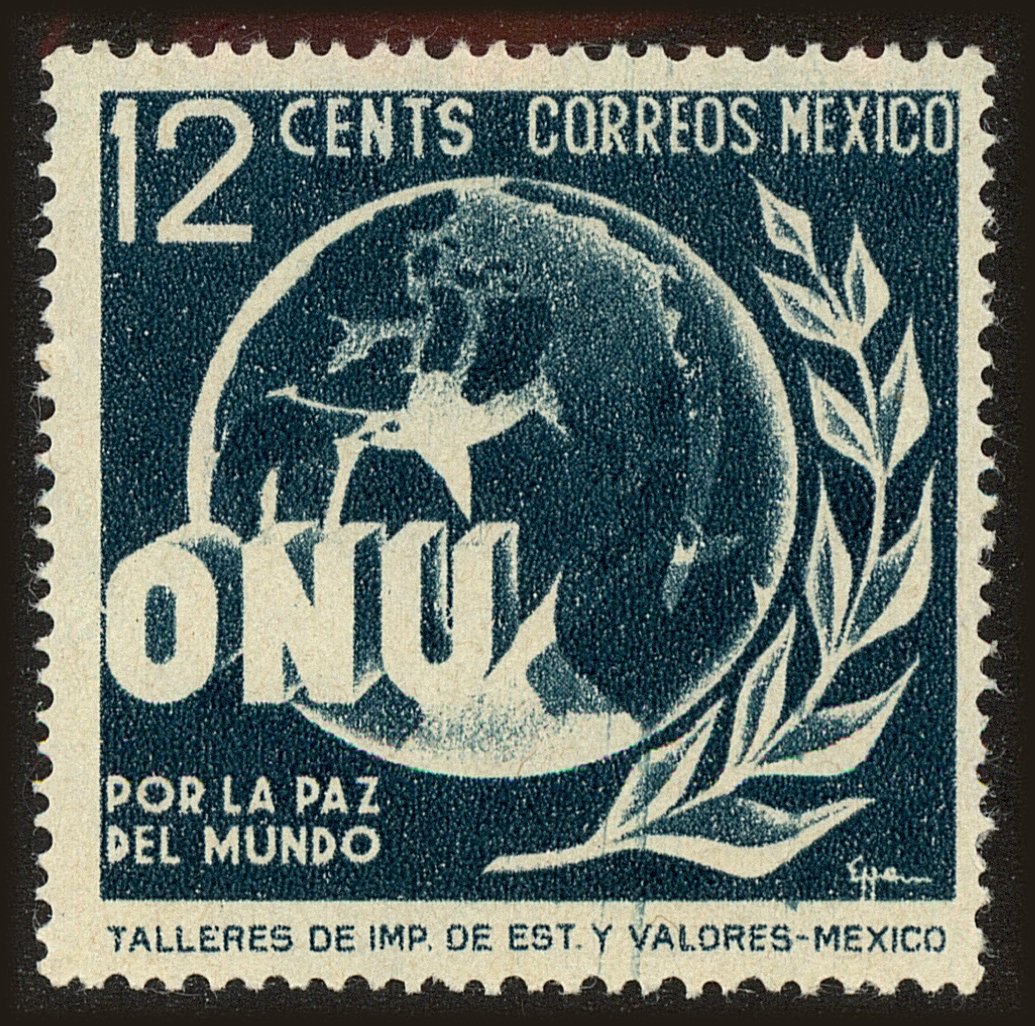 Front view of Mexico 815 collectors stamp