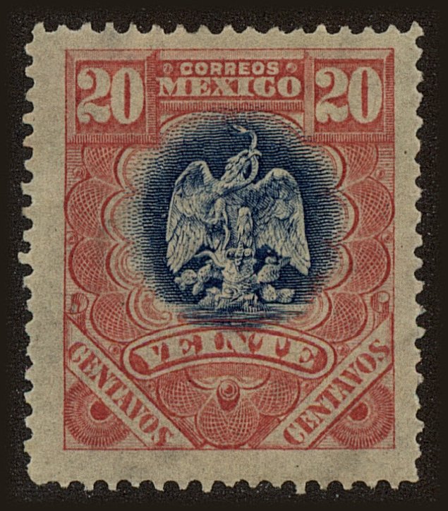 Front view of Mexico 300 collectors stamp
