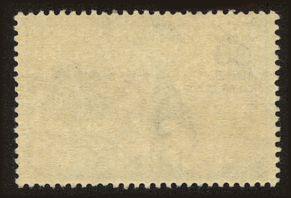 Back view of Norway BScott #3 stamp