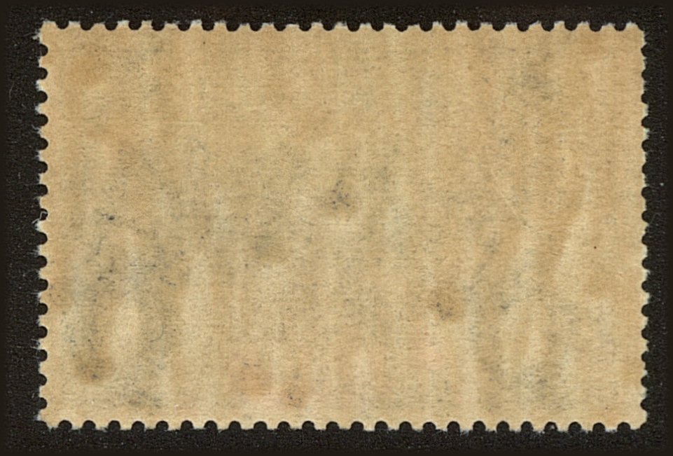 Back view of Norway BScott #3 stamp