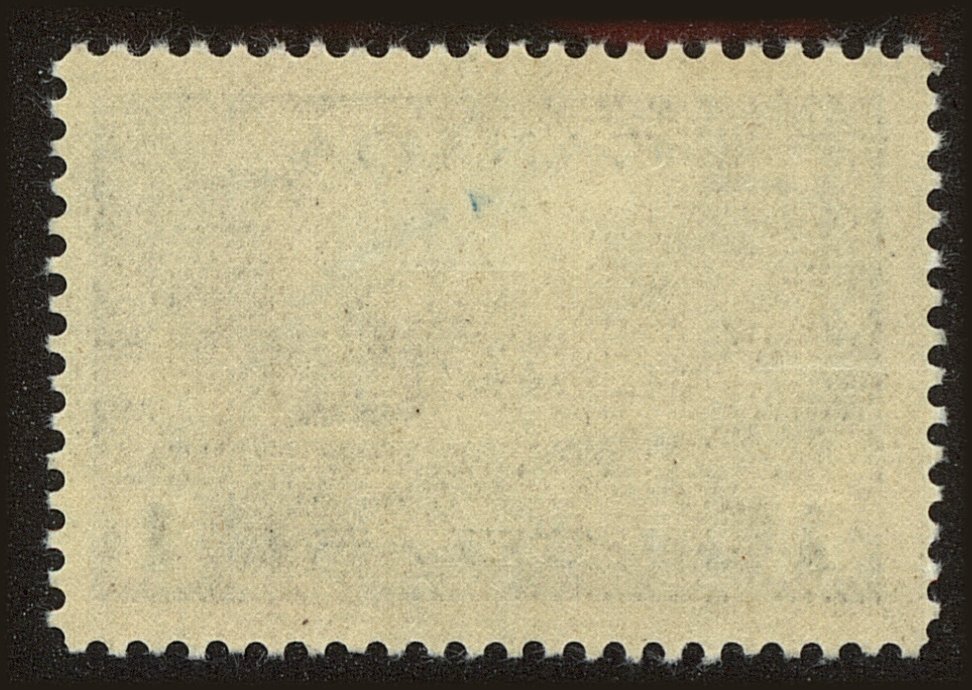 Back view of Canada Scott #262 stamp