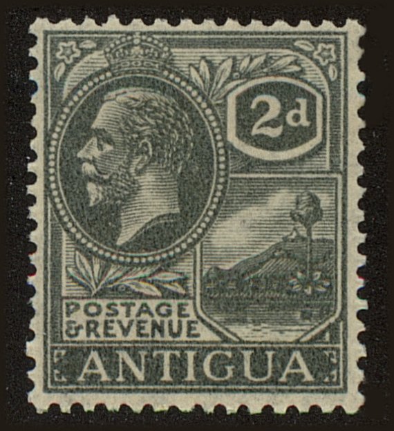 Front view of Antigua 48 collectors stamp