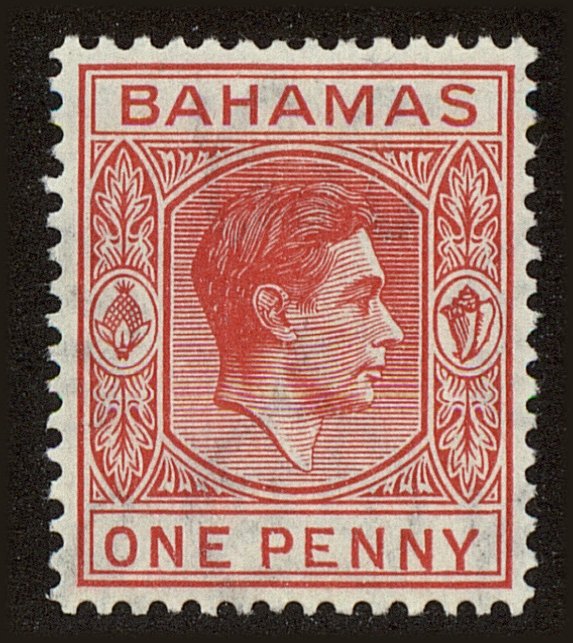 Front view of Bahamas 101 collectors stamp