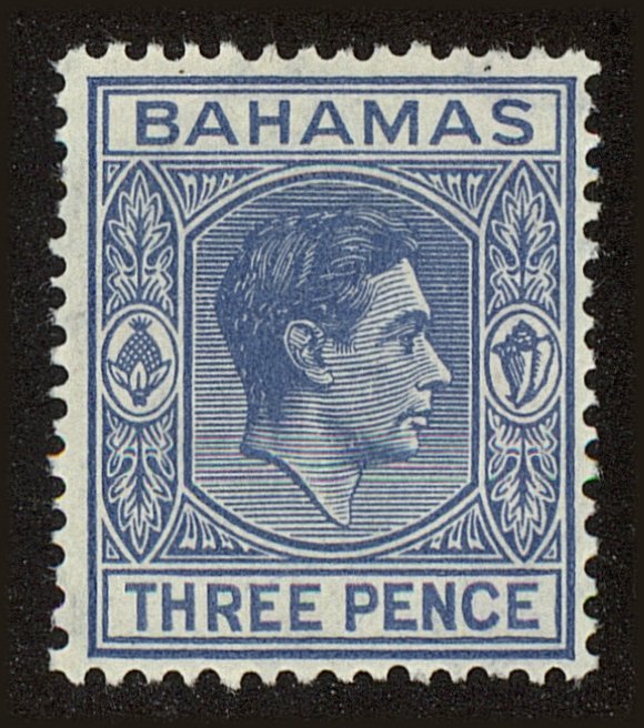 Front view of Bahamas 105Ab collectors stamp