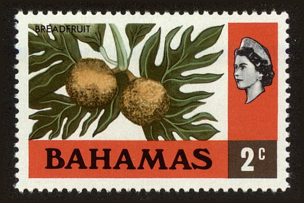 Front view of Bahamas 314 collectors stamp
