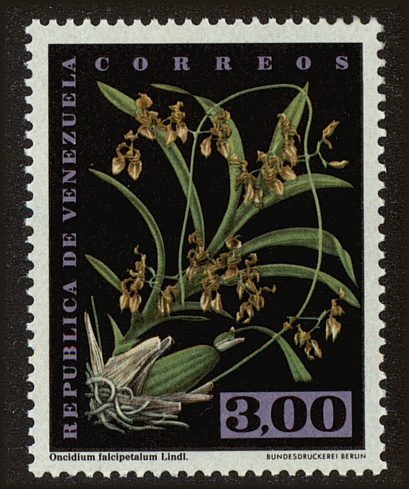 Front view of Venezuela 811 collectors stamp