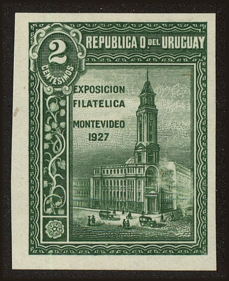 Front view of Uruguay 330 collectors stamp