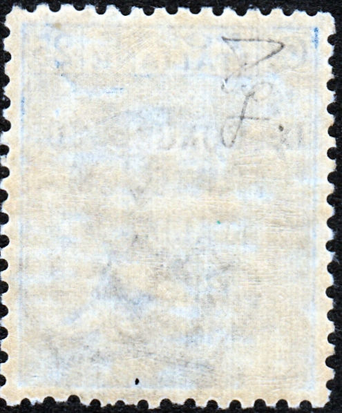 Back view of Italy Scott #142C stamp