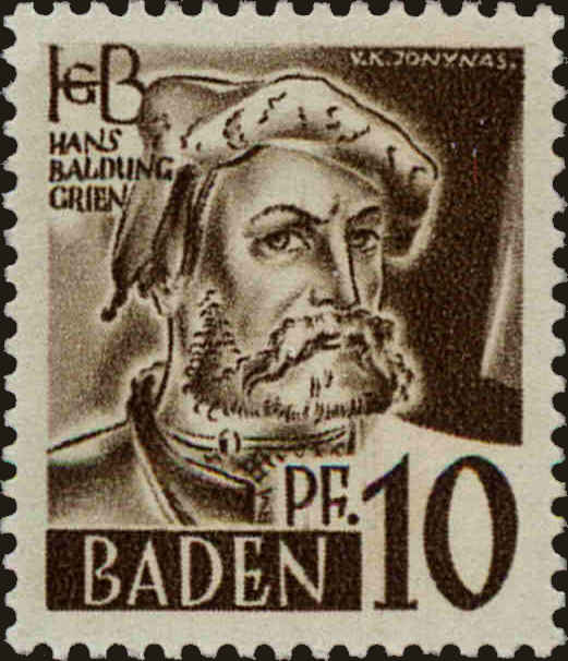 Front view of Germany 5N17 collectors stamp