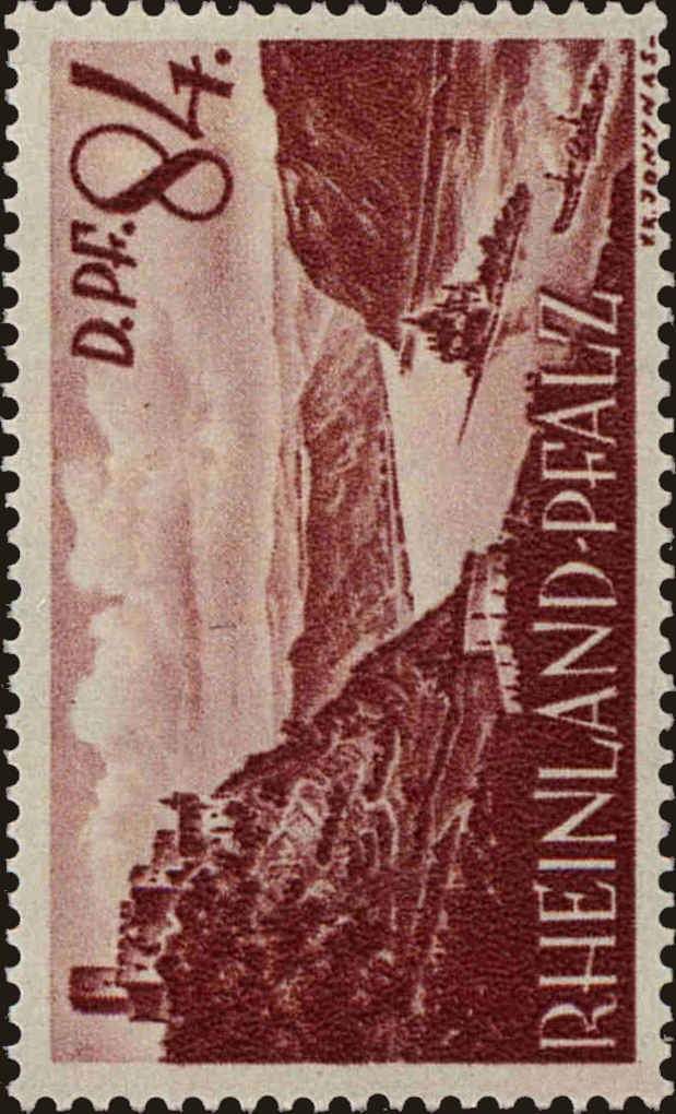 Front view of Germany 6N28 collectors stamp