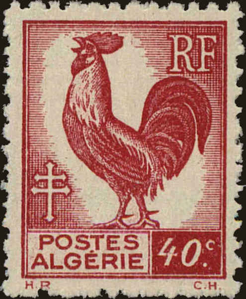 Front view of Algeria 174 collectors stamp
