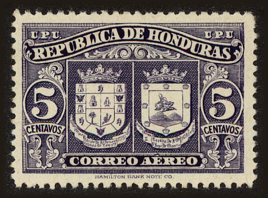 Front view of Honduras C157 collectors stamp