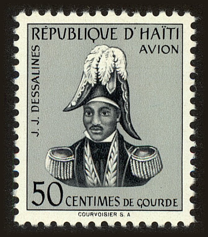 Front view of Haiti C95 collectors stamp