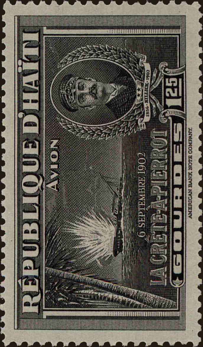 Front view of Haiti C23 collectors stamp