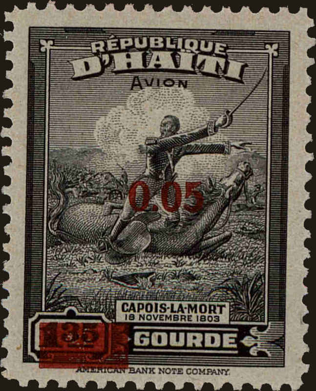 Front view of Haiti C43 collectors stamp