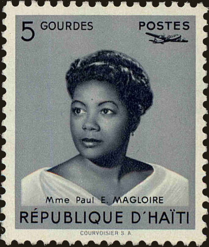 Front view of Haiti C80 collectors stamp