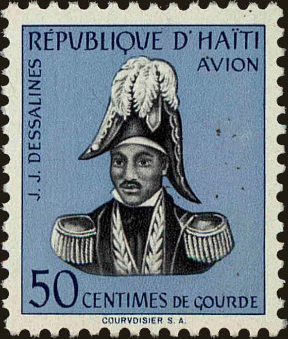 Front view of Haiti C96 collectors stamp
