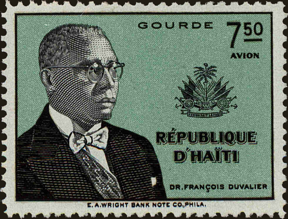 Front view of Haiti C132 collectors stamp